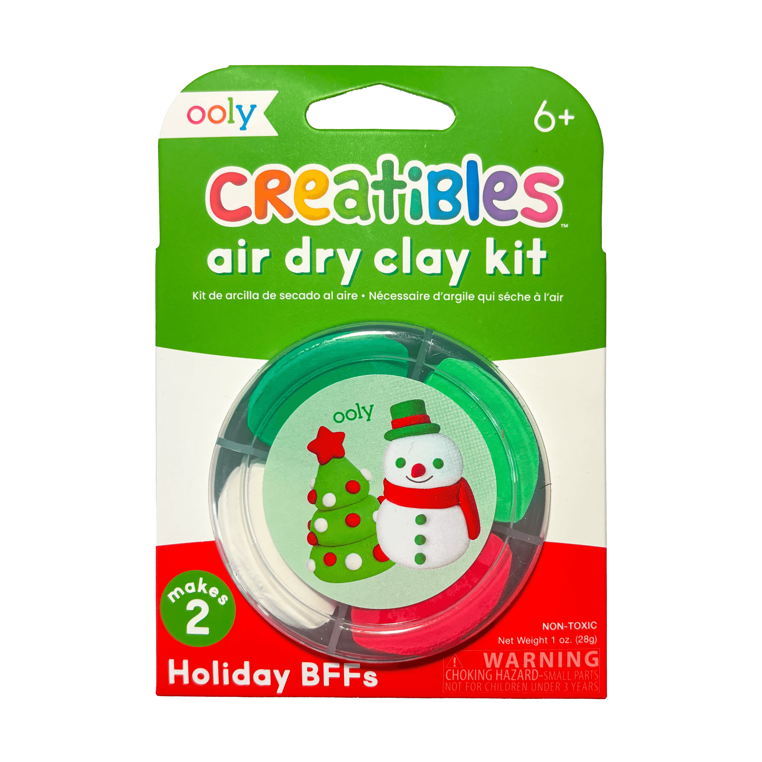 Creatibles Mini Air Dry Clay Kit - Holiday BFFs