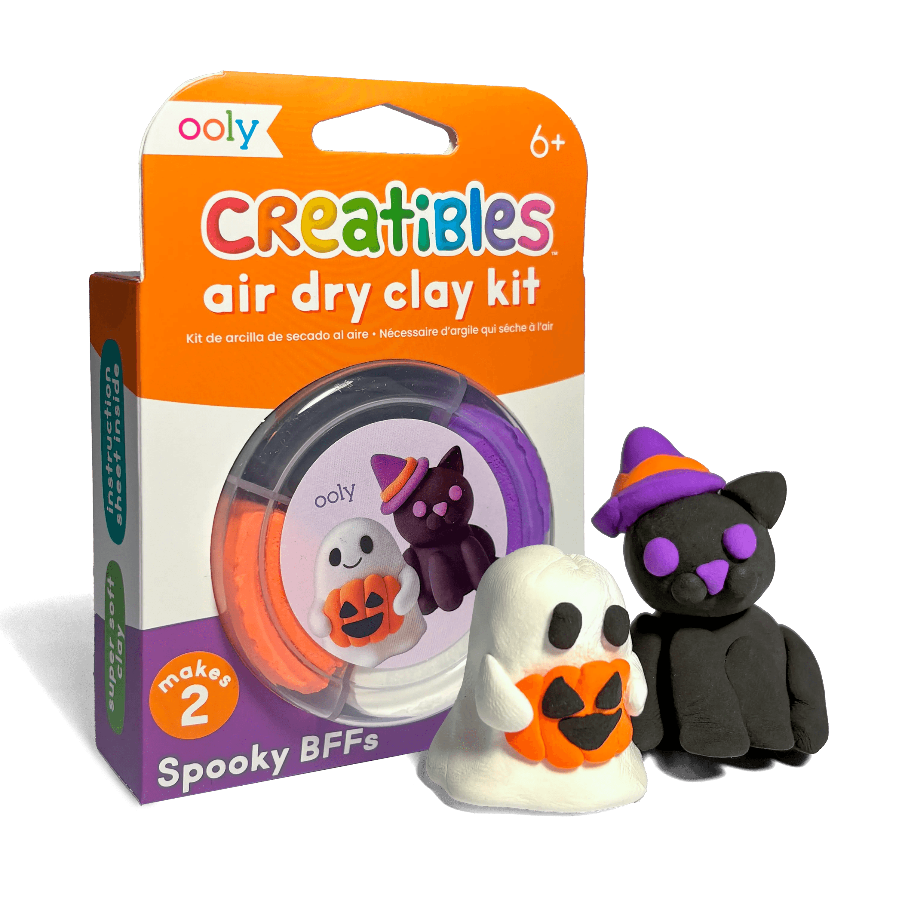 Creatibles Mini Air Dry Clay - Spooky BFFs
