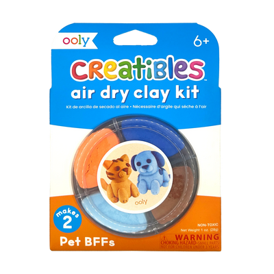 Creatibles Mini Air Dry Clay Kit - Pet BFFs - 2 Designs