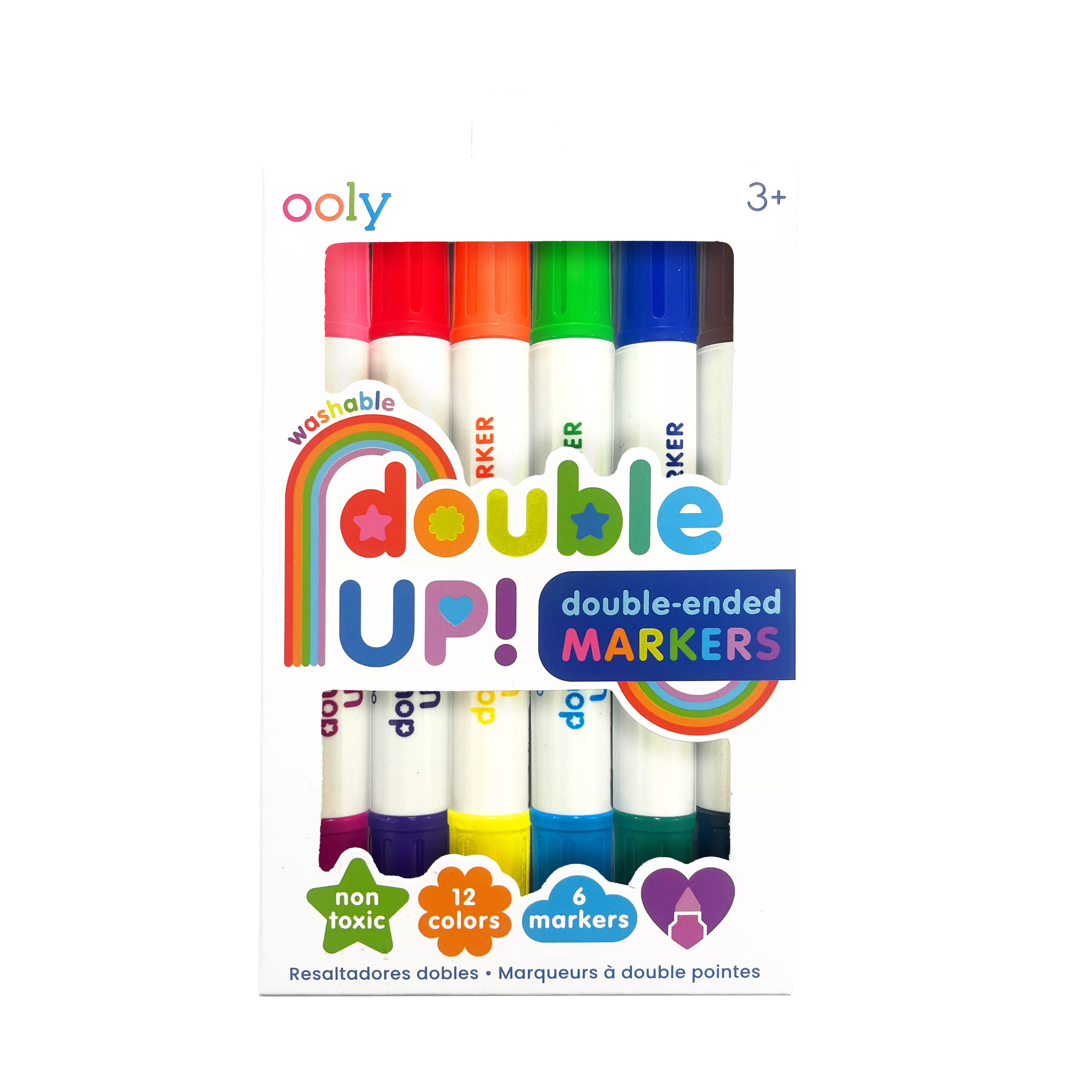 Double Up! Double-Ended Markers front of packaging