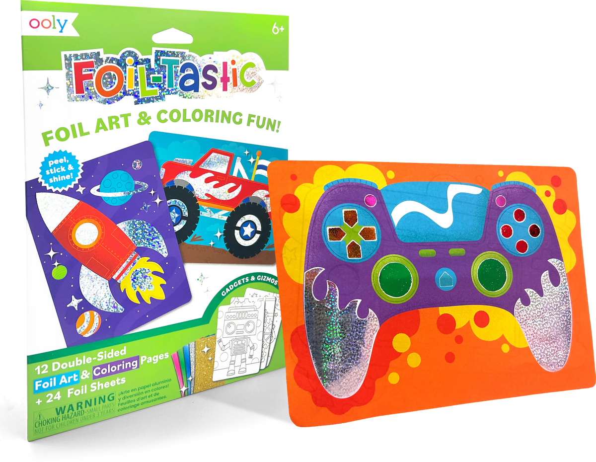 Foil-tastic Foil Art & Coloring Set - Gadgets & Gizmos - OOLY - Shipping Tastic Small Electronic Gadgets 24 Eapyrus Epicashquares