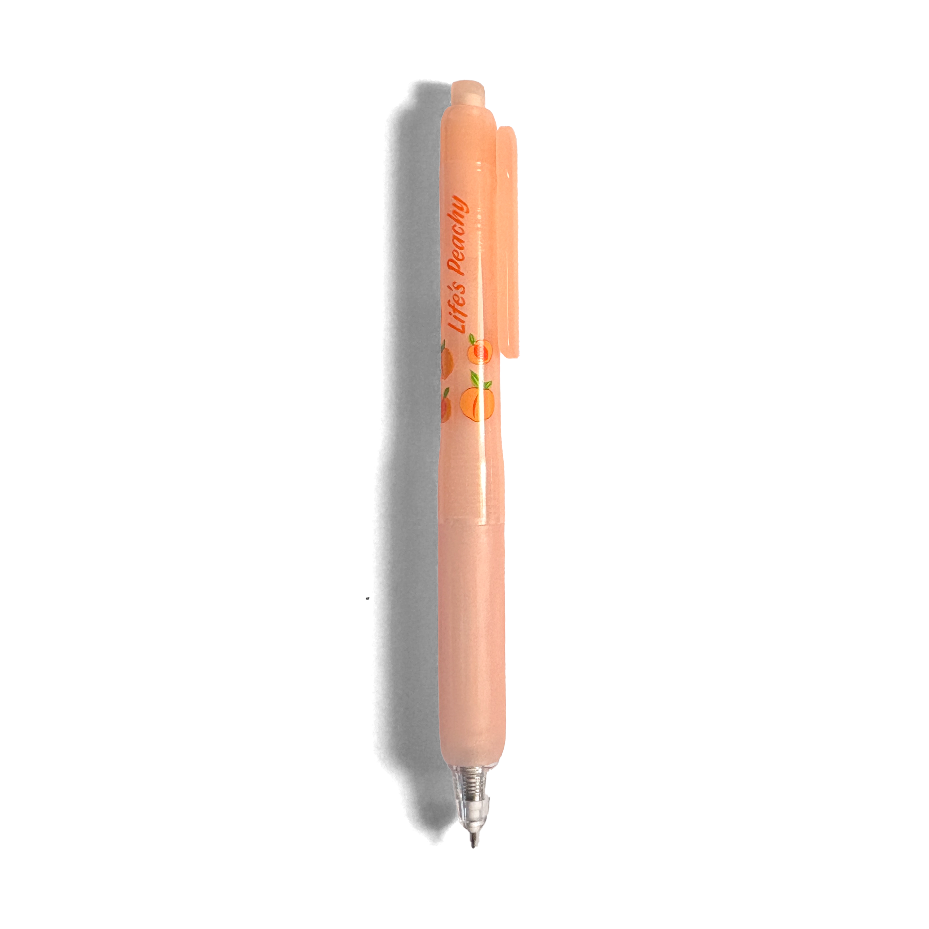Fresh Squeezed Fruit Scented Gel Pen - Black Ink - Peach