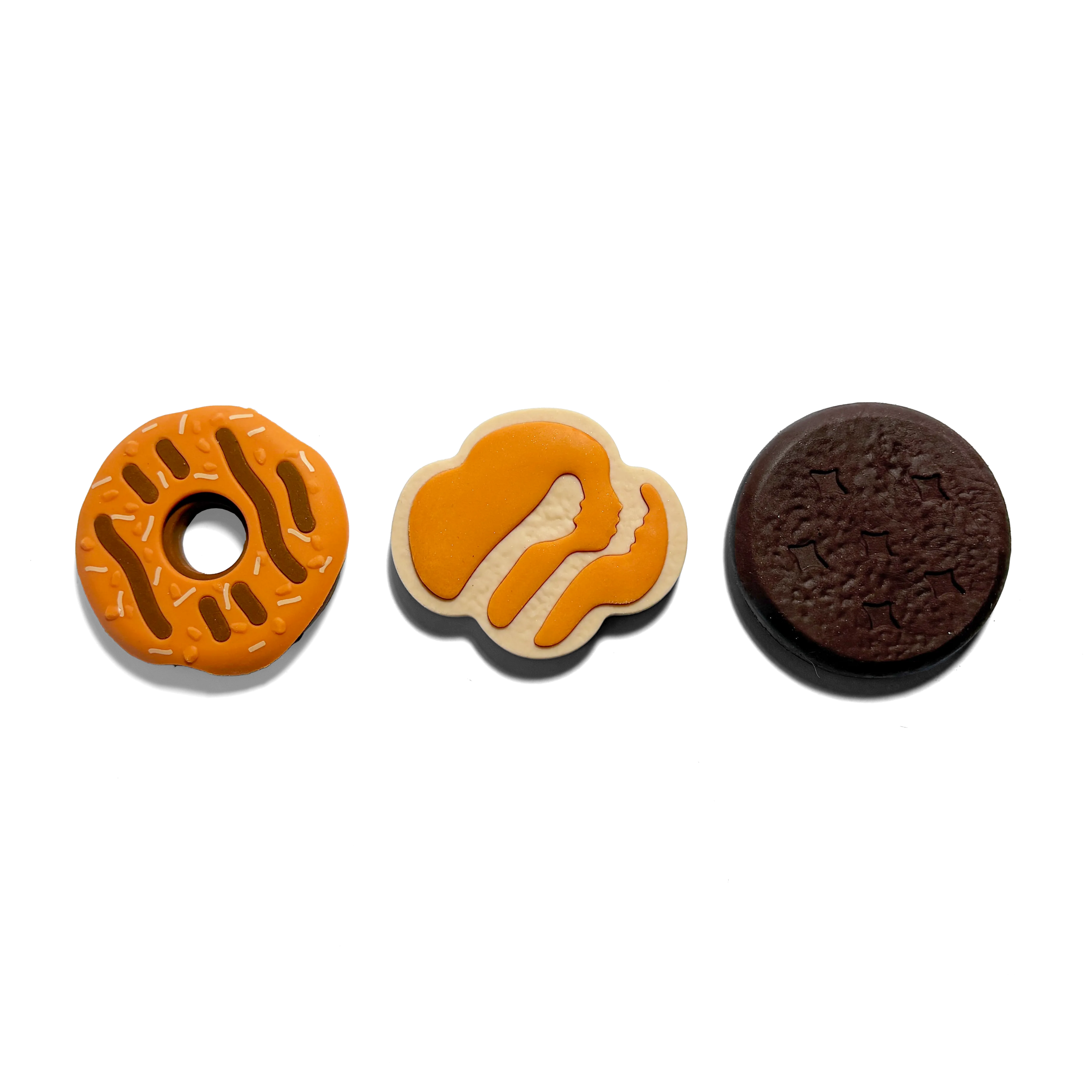 3 OOLY x Girl Scouts Cookie Scented Erasers including Thin Mints®, Coconut Caramel, and Trefoils®