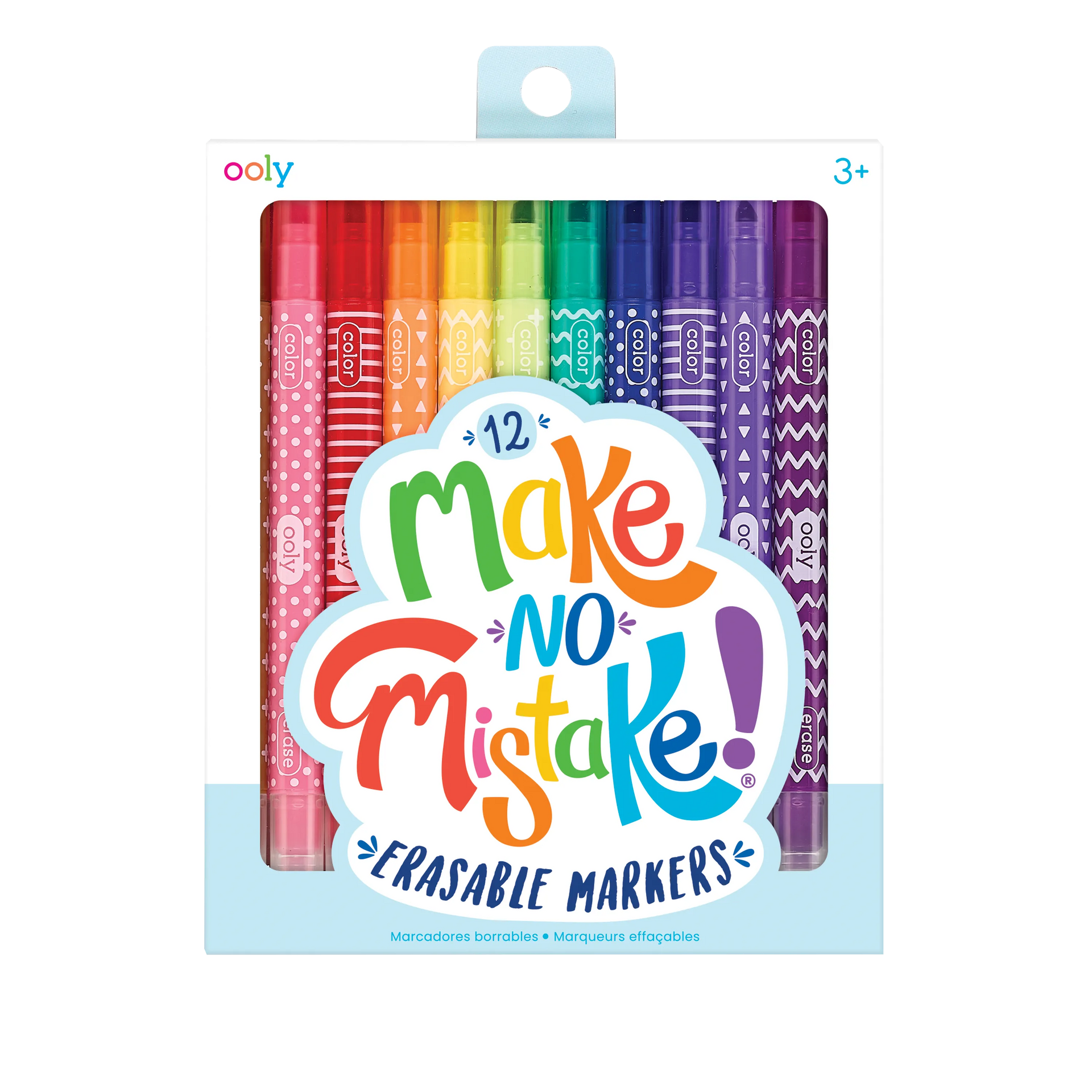 Make No Mistake! Erasable Markers Set of 12 - OOLY