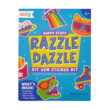 Razzle Dazzle Mini DIY Gem Sticker Kit - Happy Stuff - 8 Stickers