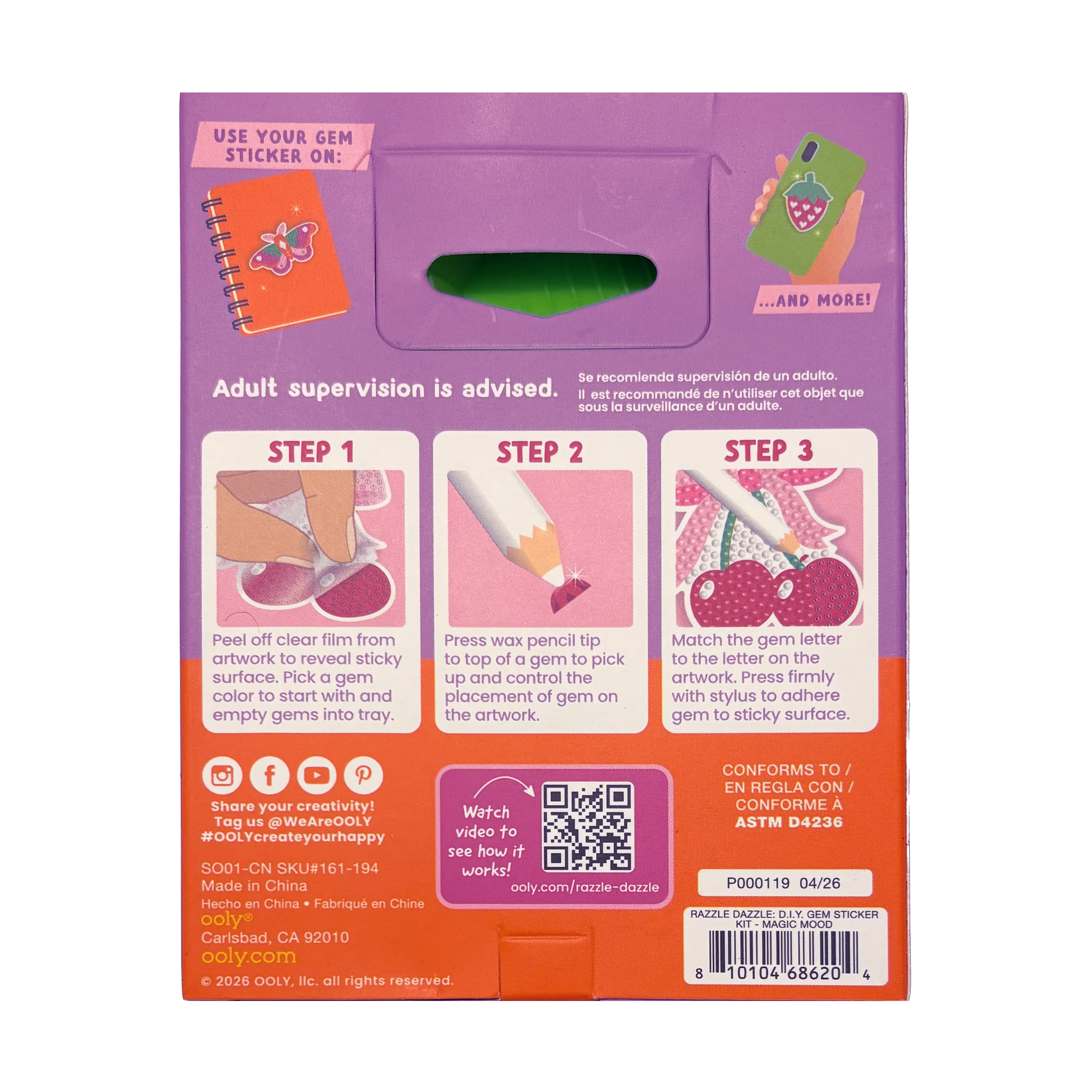 Razzle Dazzle DIY Gem Sticker Kit - Magic Mood