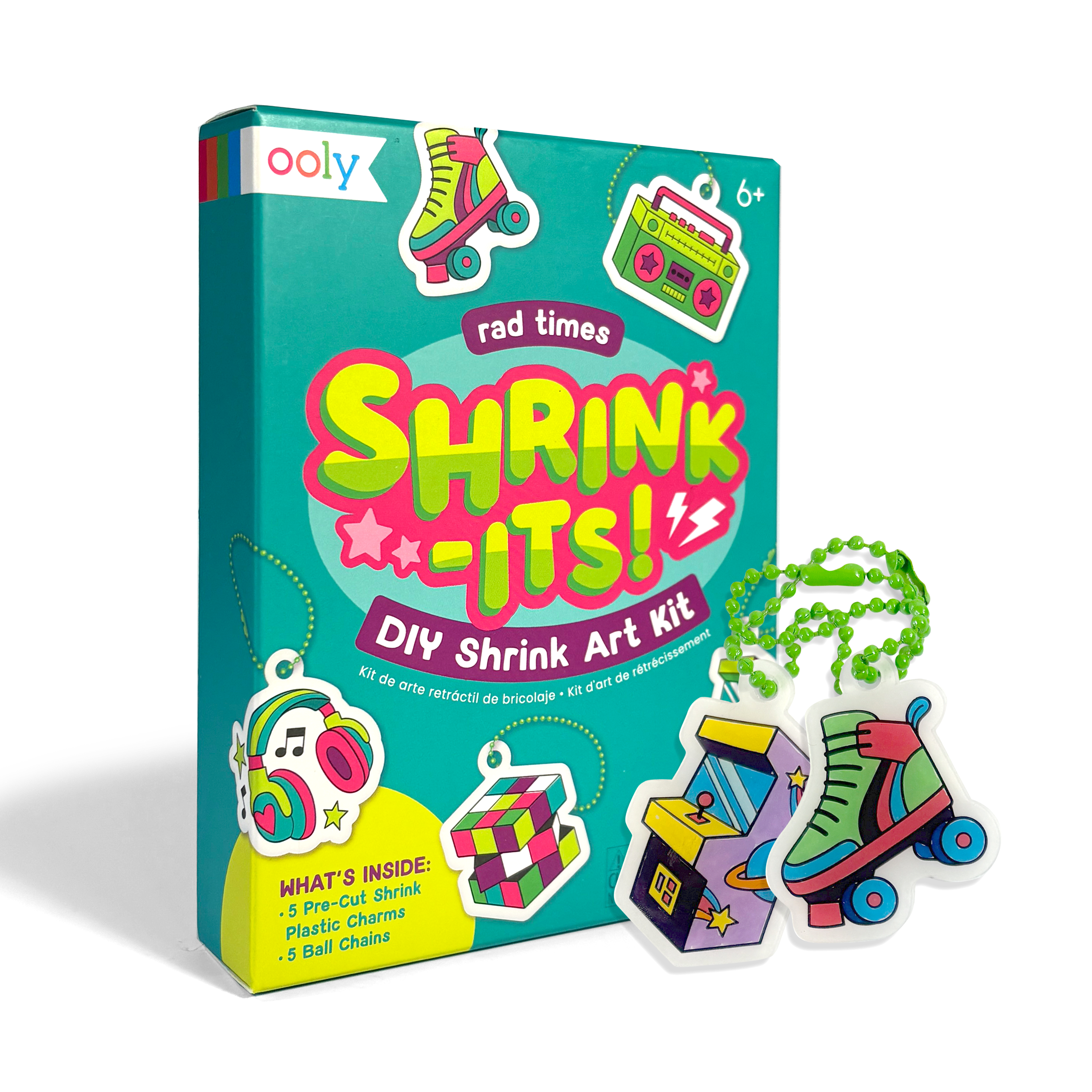 Shrink-Its! Mini DIY Shrink Art Kit - Rad Times