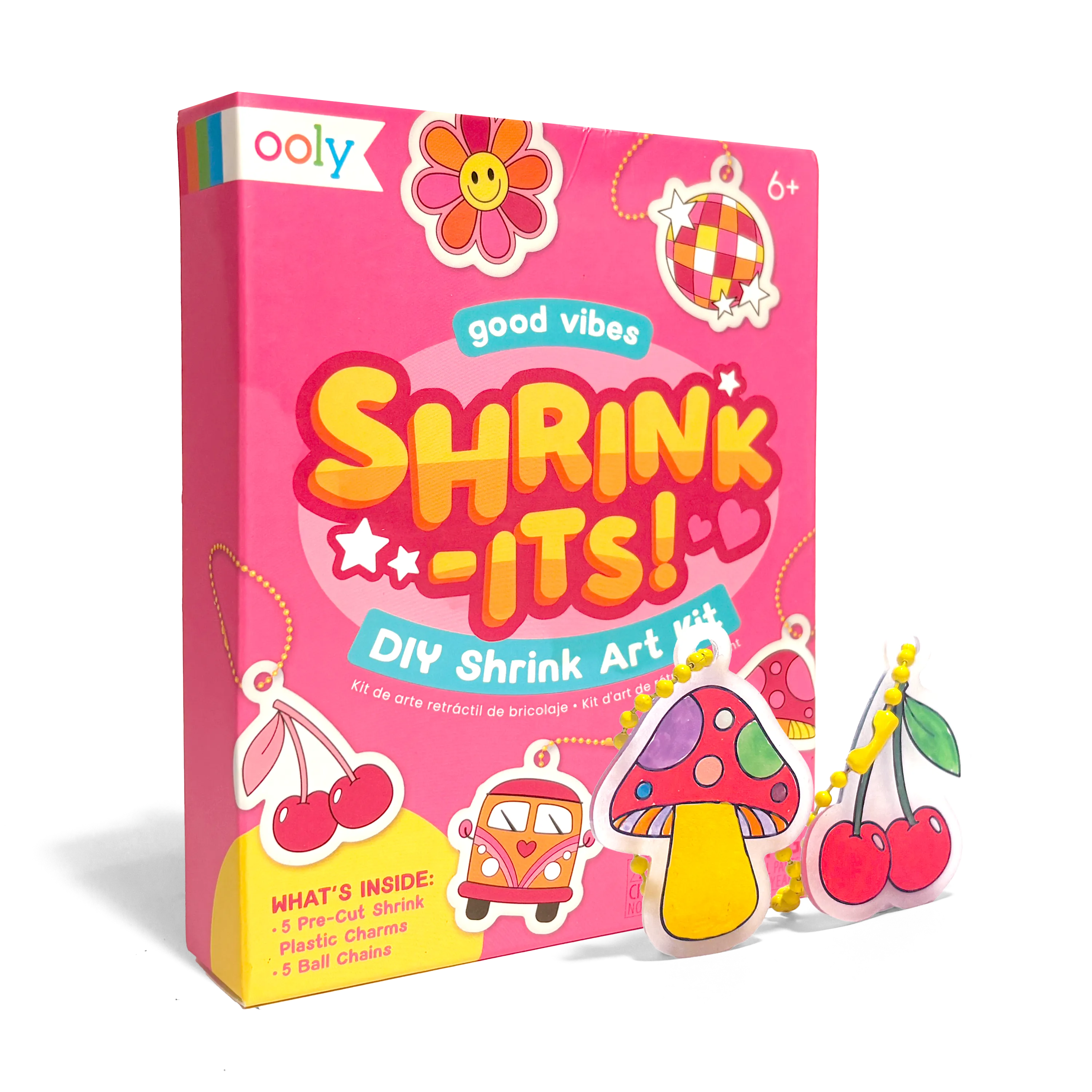 Shrink-Its! Mini DIY Shrink Art Kit - Good Vibes