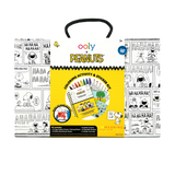 Front of package of OOLY x Peanuts Coloring Activity & Sticker Kit