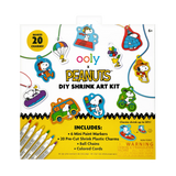 Front of packaging of OOLY x Peanuts DIY Shrink Art Kit