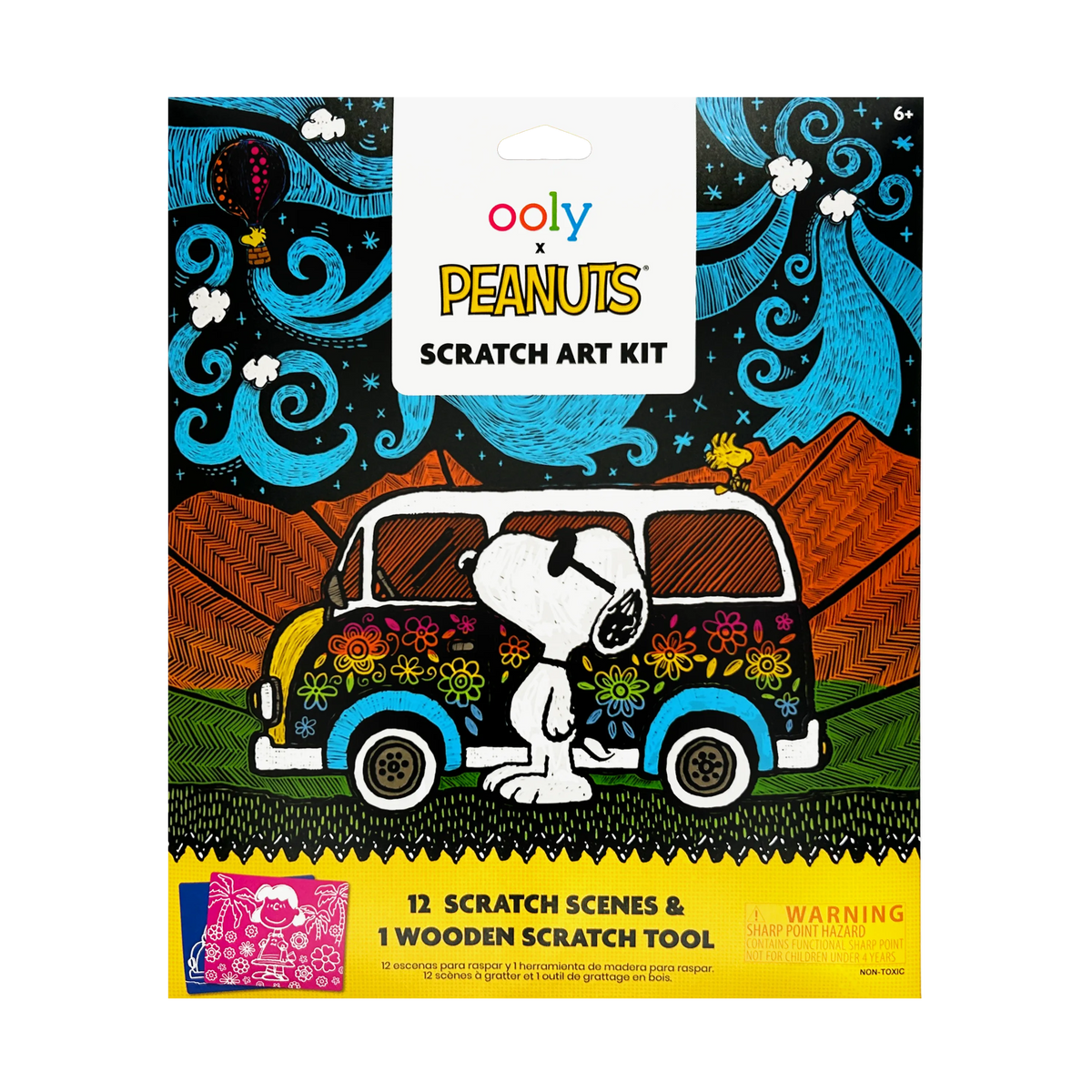 OOLY-Peanuts-Scratch-Art-Kit-