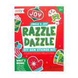 Razzle Dazzle Mini DIY Gem Sticker Kit - Jingle & Joy - 8 Stickers