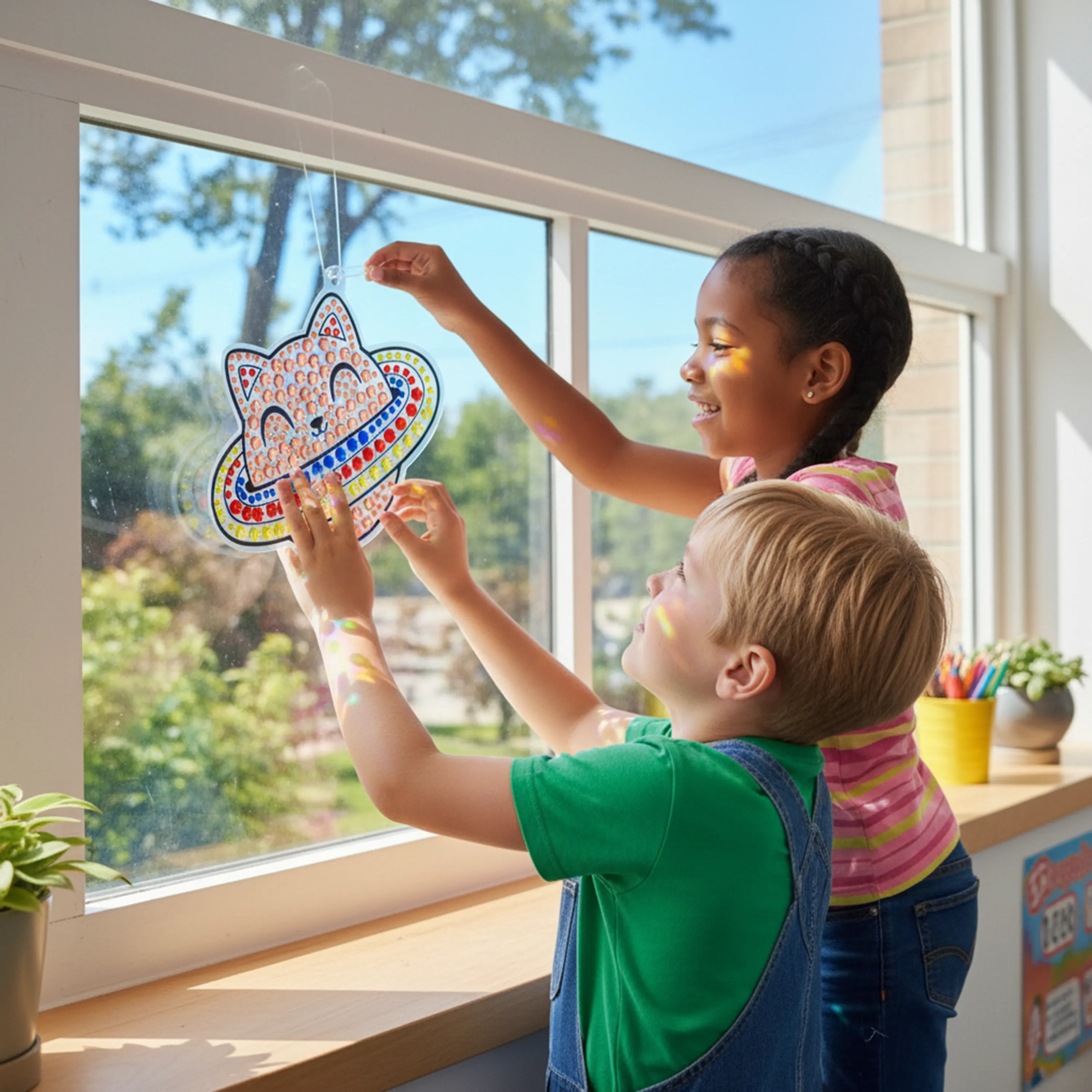 Sun Sparkles Gem Suncatcher Kit - Cosmic Fun - 4 Designs