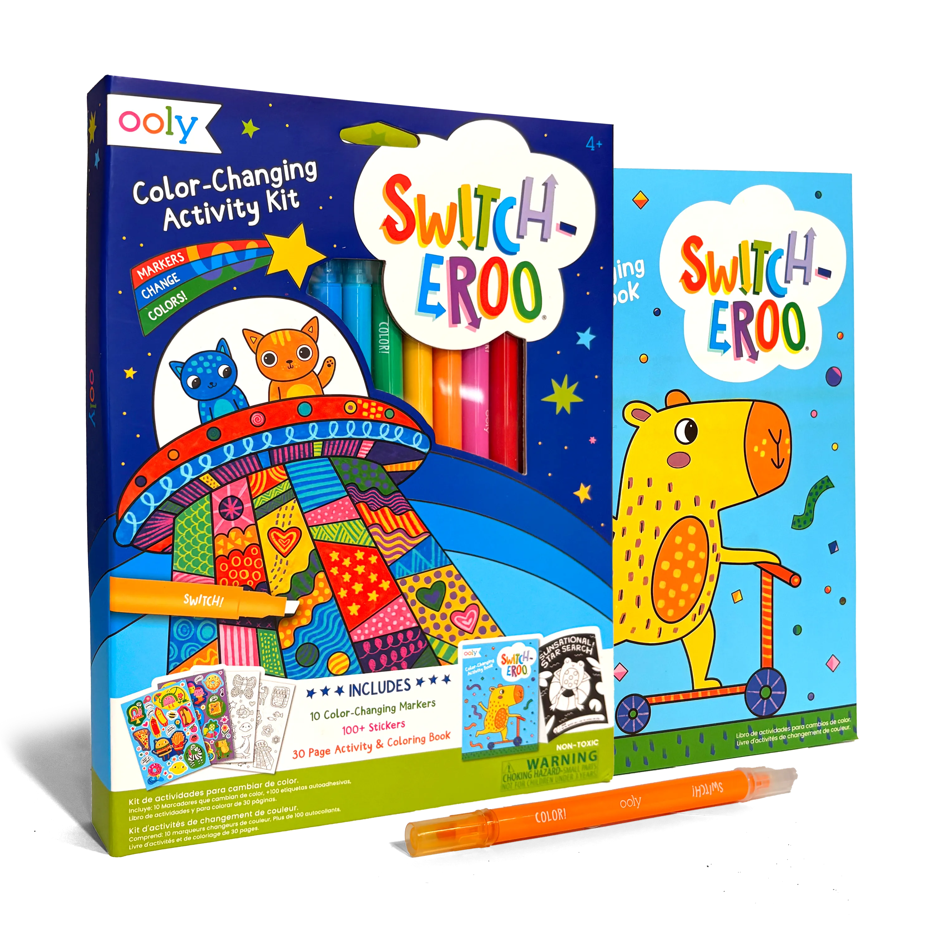 Switch-eroo! Color-Changing Activity Kit - Markers Stickers Coloring Book