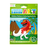 Undercover Art Hidden Pattern Coloring Activity Art Cards - Dino Tales - 12 Cards