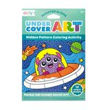 Undercover Art Hidden Pattern Coloring Activity Art Cards - Monster Aliens - 12 Cards