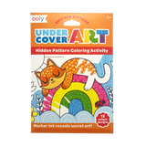 Undercover Art Hidden Pattern Coloring Activity Art Cards - Smitten Kittens - 12 Cards