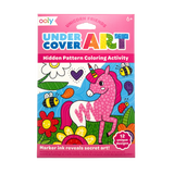 Undercover Art Hidden Pattern Coloring Activity Art Cards - Unicorn Friends - 12 Cards