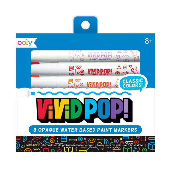 Vivid Pop! Water Based Paint Markers Set of OOLY