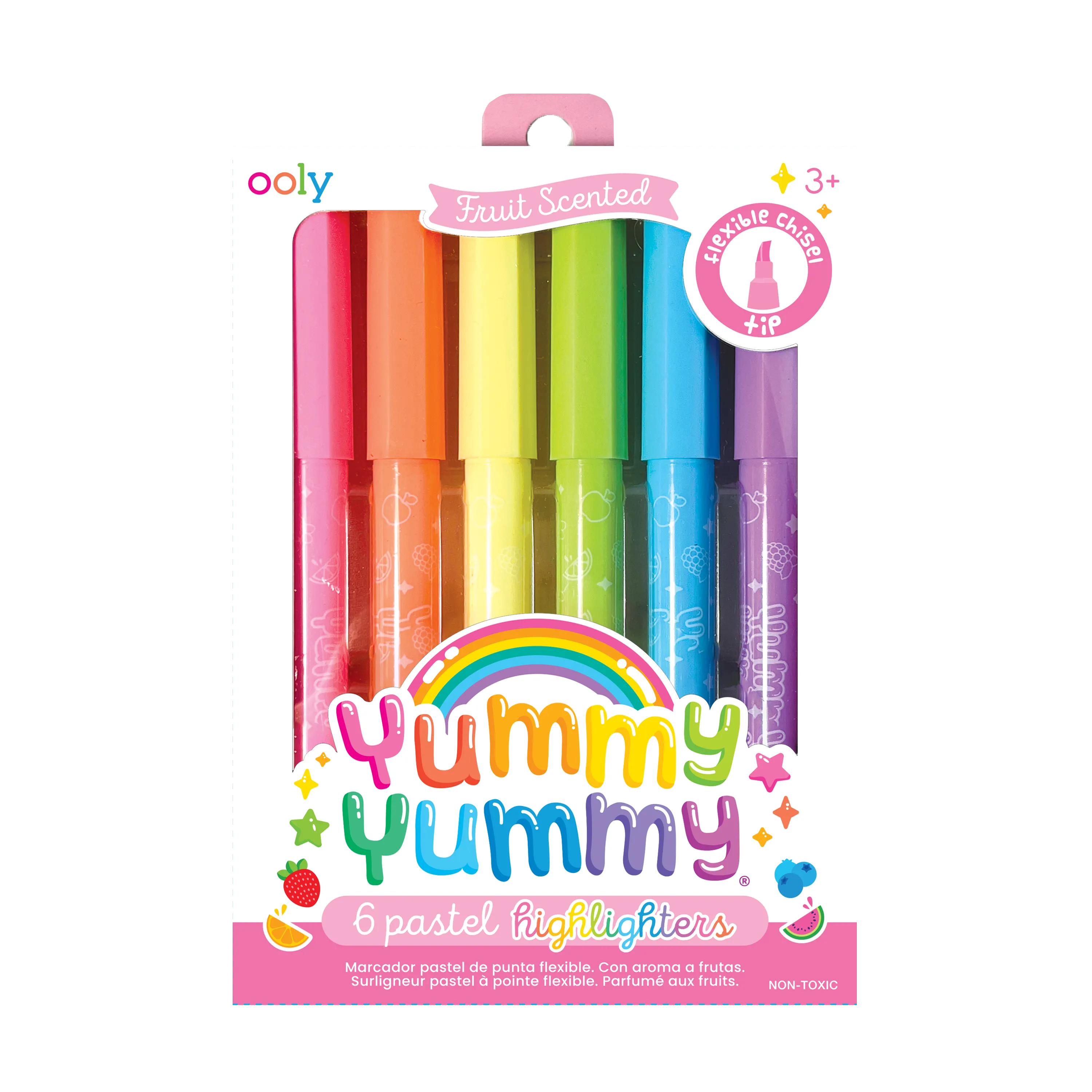 OOLY Yummy Yummy Scented Highlighters - Set of 6 packaging front