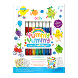 Yummy Yummy Scented Coloring Kit - Markers Stickers Coloring Book