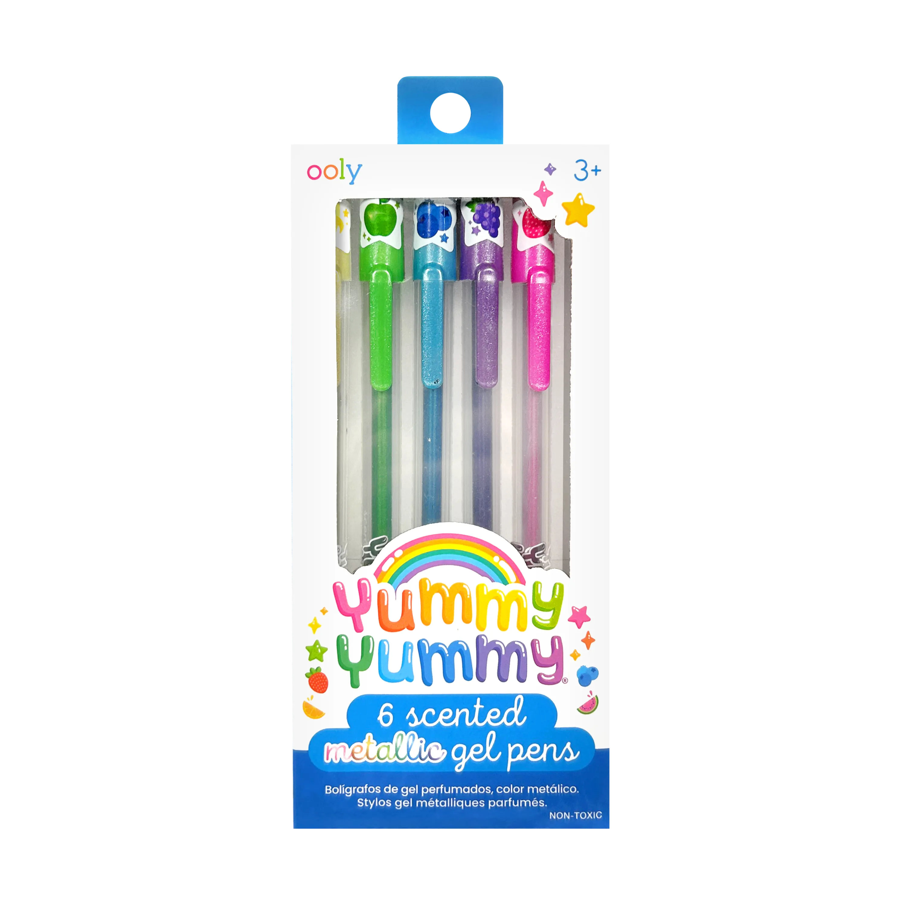 OOLY Yummy Yummy Metallic Scented Gel Pens front of packaging