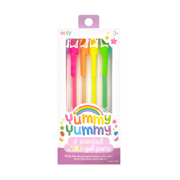 Yummy Yummy Scented Gel Pens - Neon - OOLY