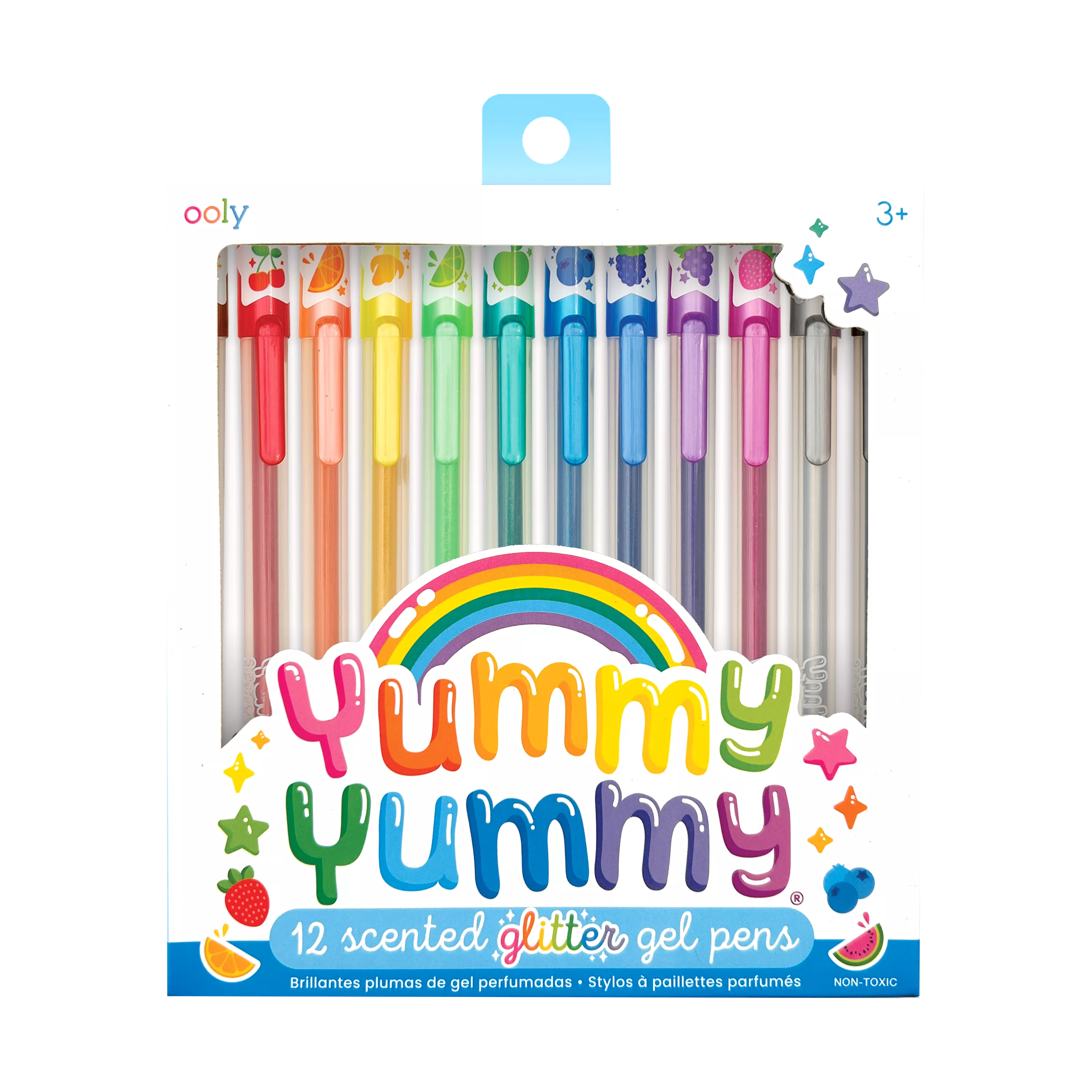 OOLY Yummy Yummy Scented Glitter Gel Pens front of packaging