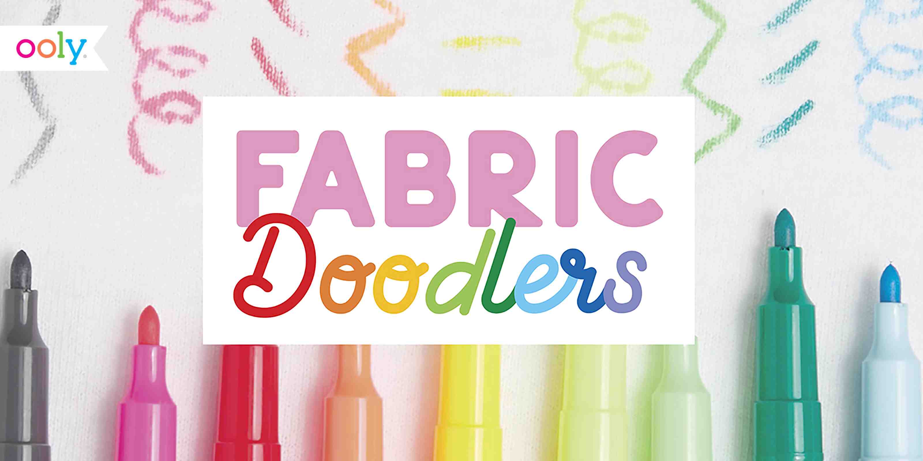 Fabric Doodlers Markers - Set of 12 - OOLY