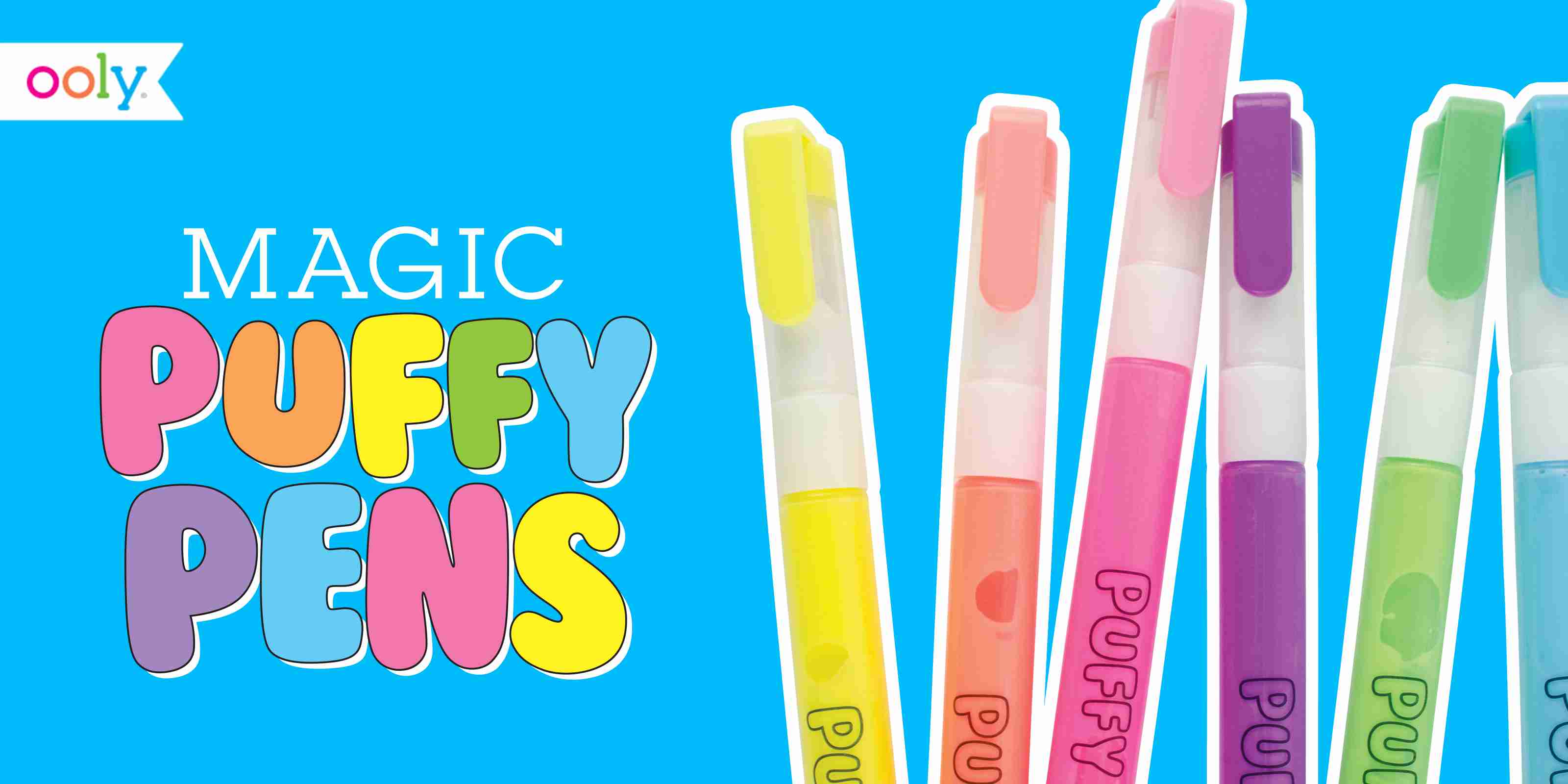 ooly magic neon puffy pens - Little