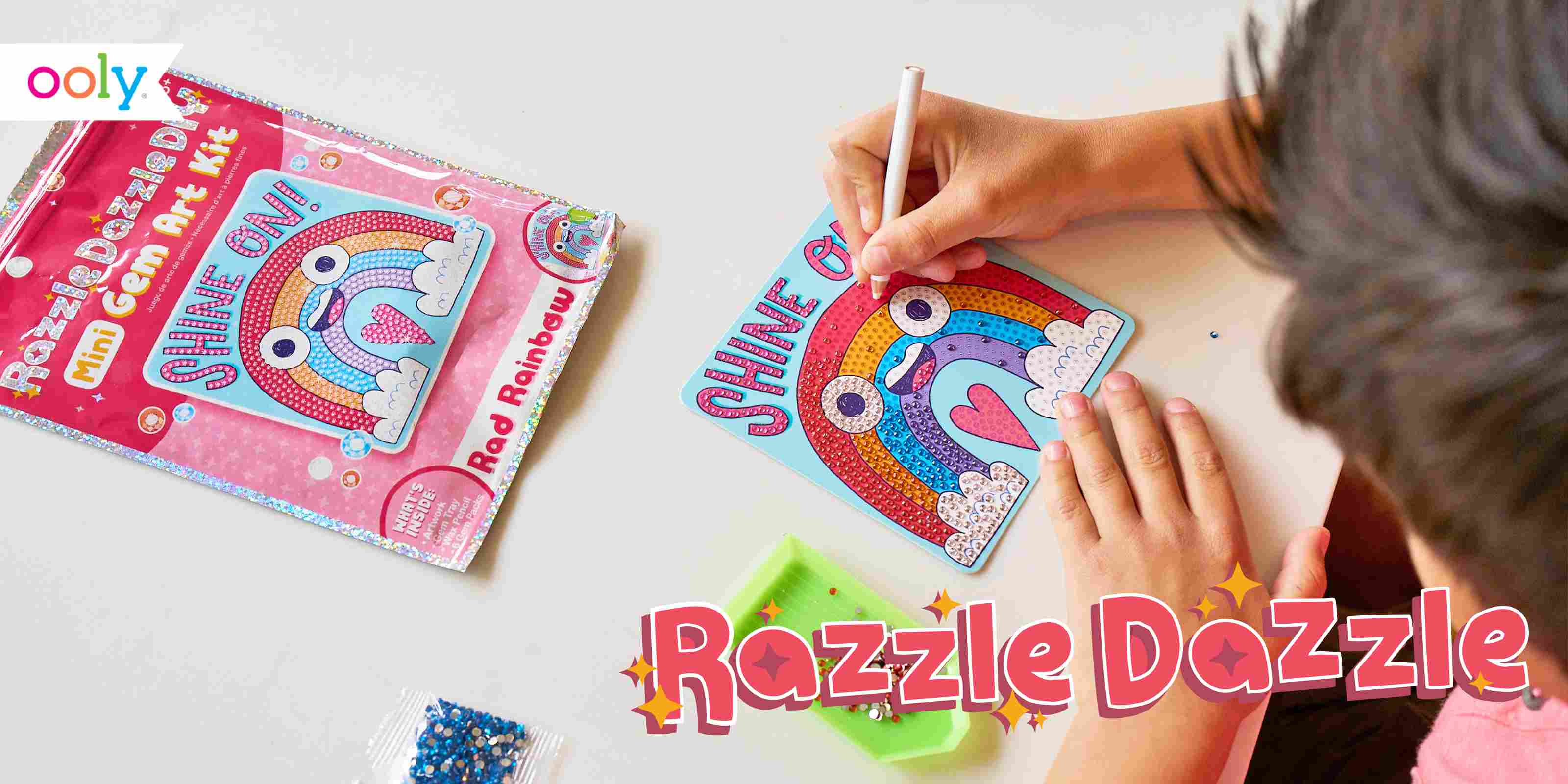 Ooly Razzle Dazzle D.I.Y. Mini Gem Art Kit - Pretty Panda – Minim Kids
