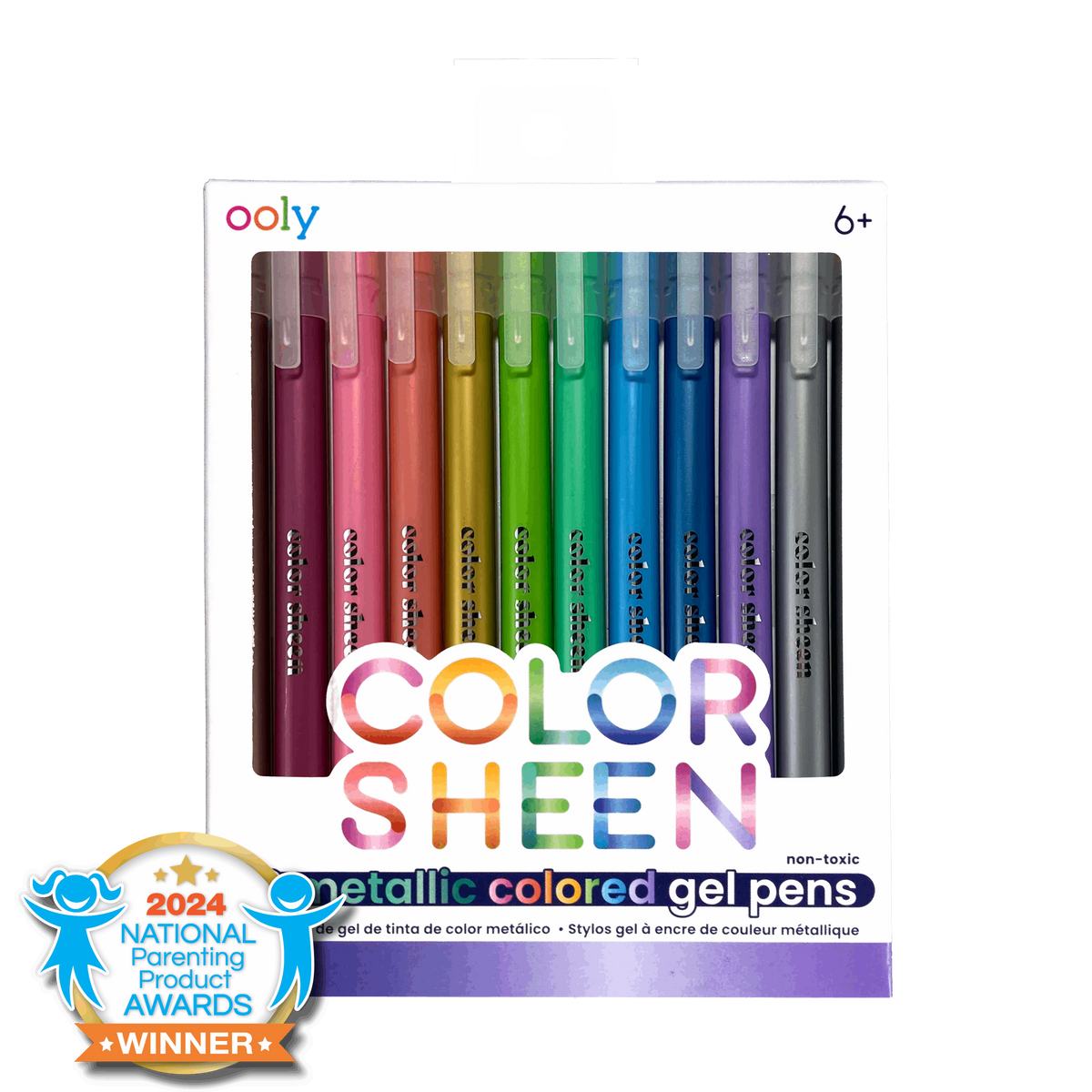 Color Sheen - Metallic Gel Pens - Set of 12 - OOLY