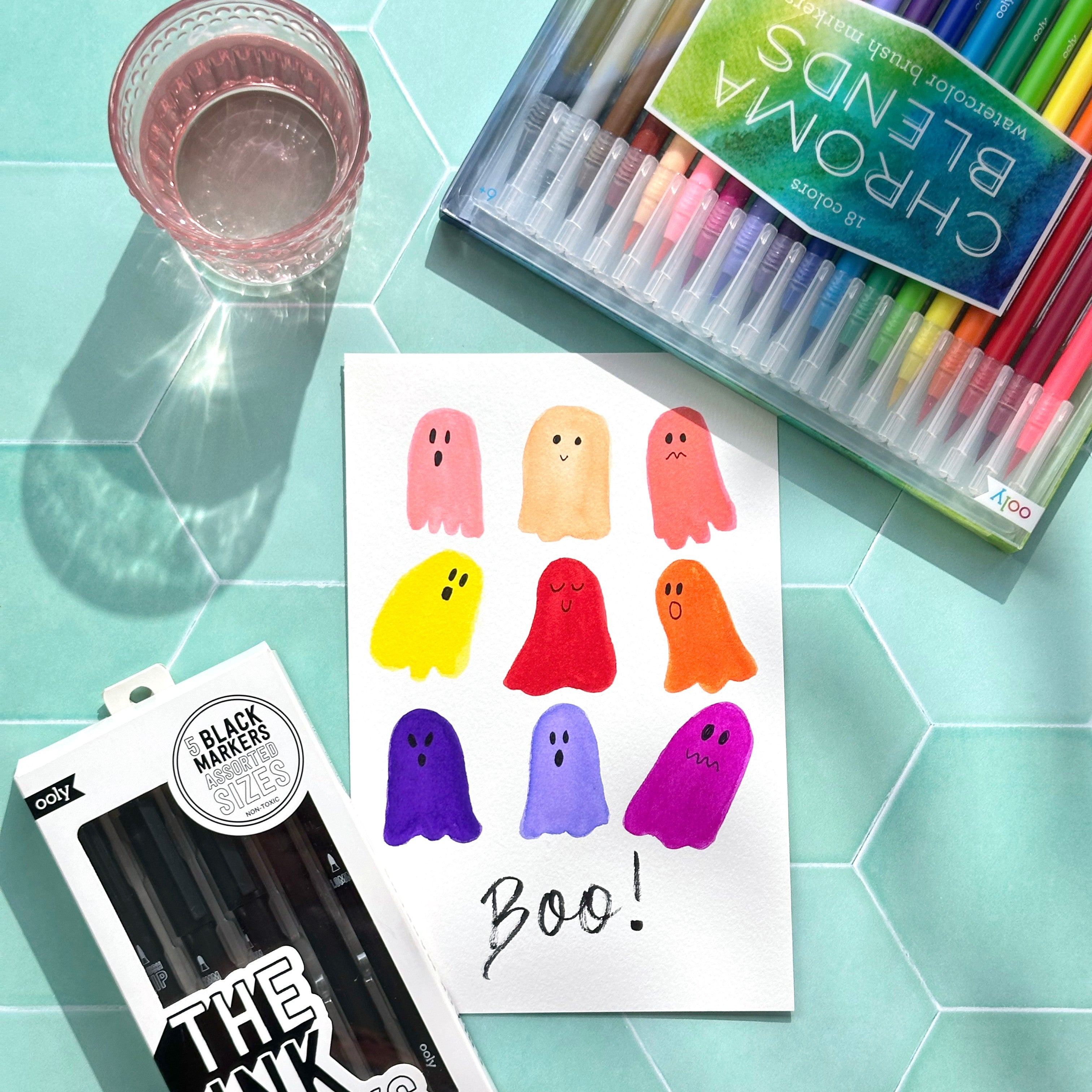 Chroma Blends Watercolor Brush Markers