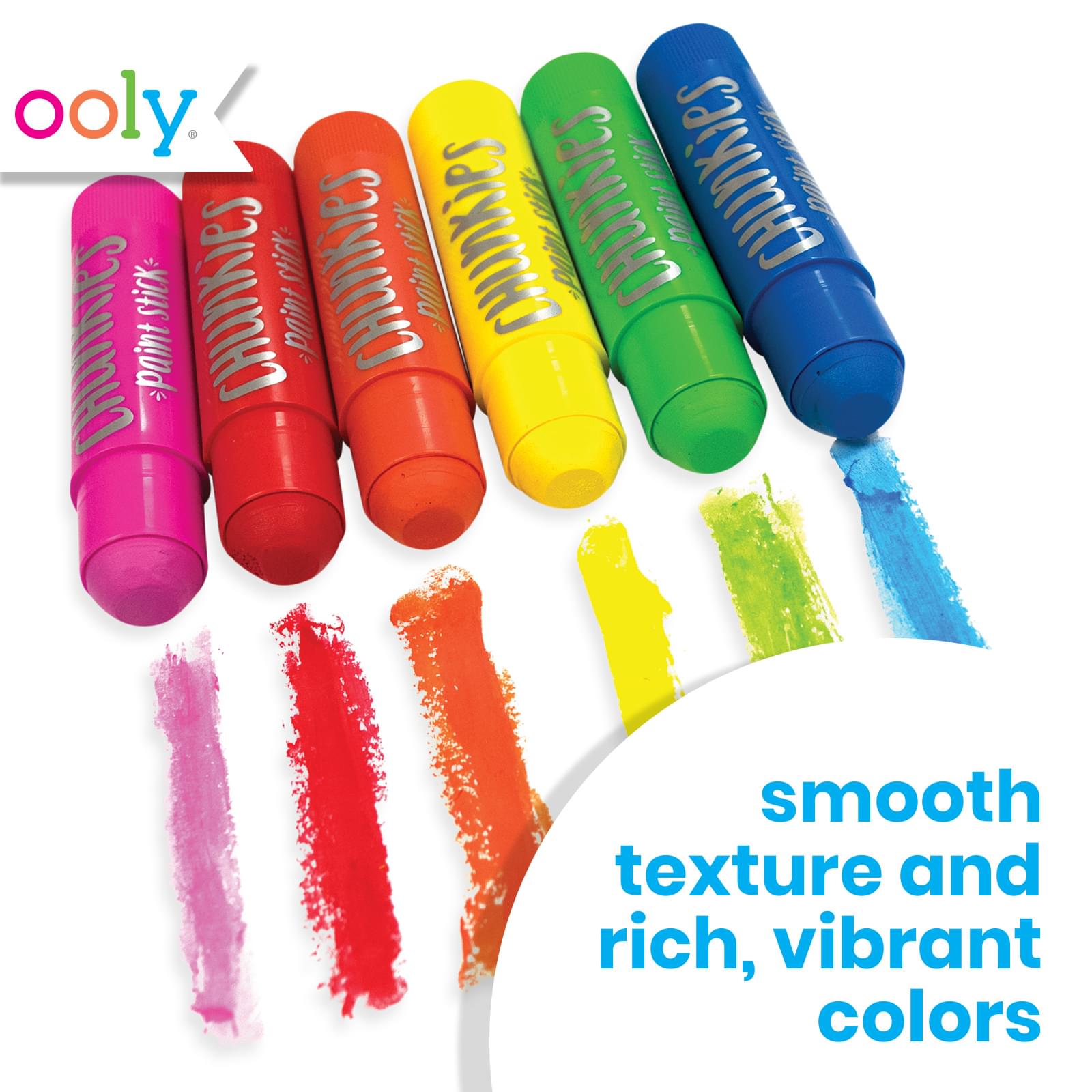 OOLY Chunkies Paint Sticks, 12-Colors