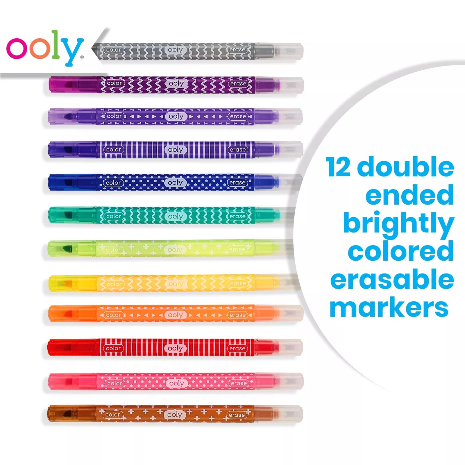 Make No Mistake! Erasable Markers Set of 12 - OOLY