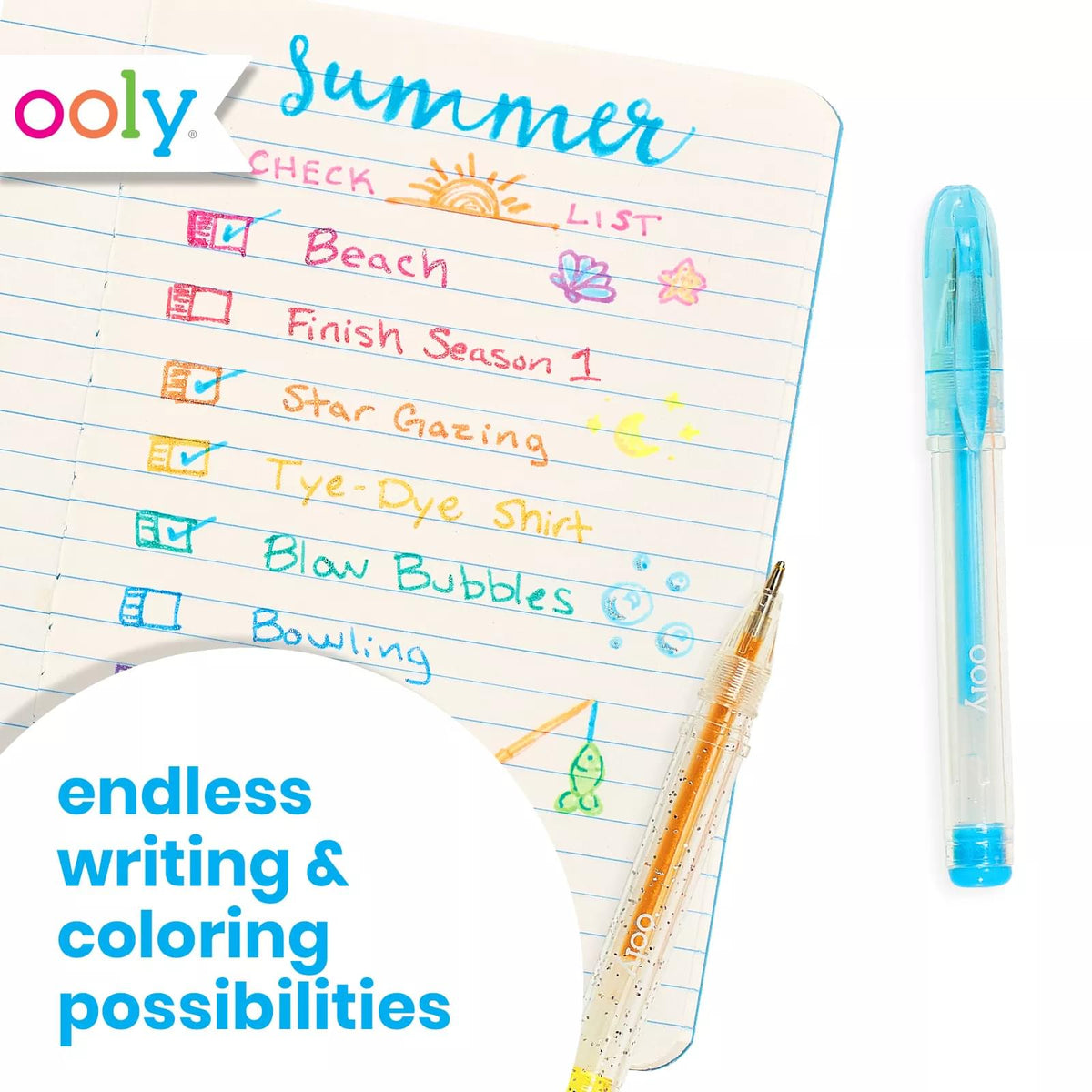 Mini Doodlers Scented Gel Pens OOLY