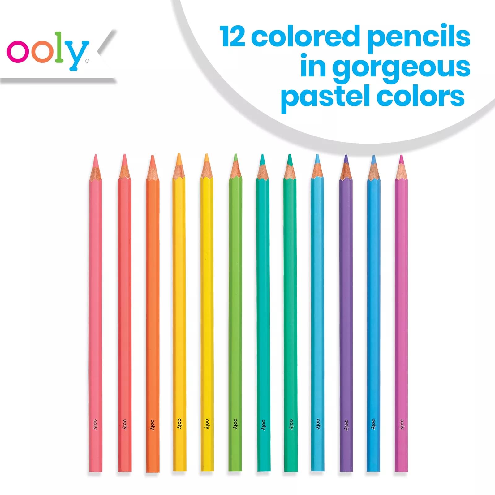 Ooly Pastel Hues Colored Pencils (Set of 12)