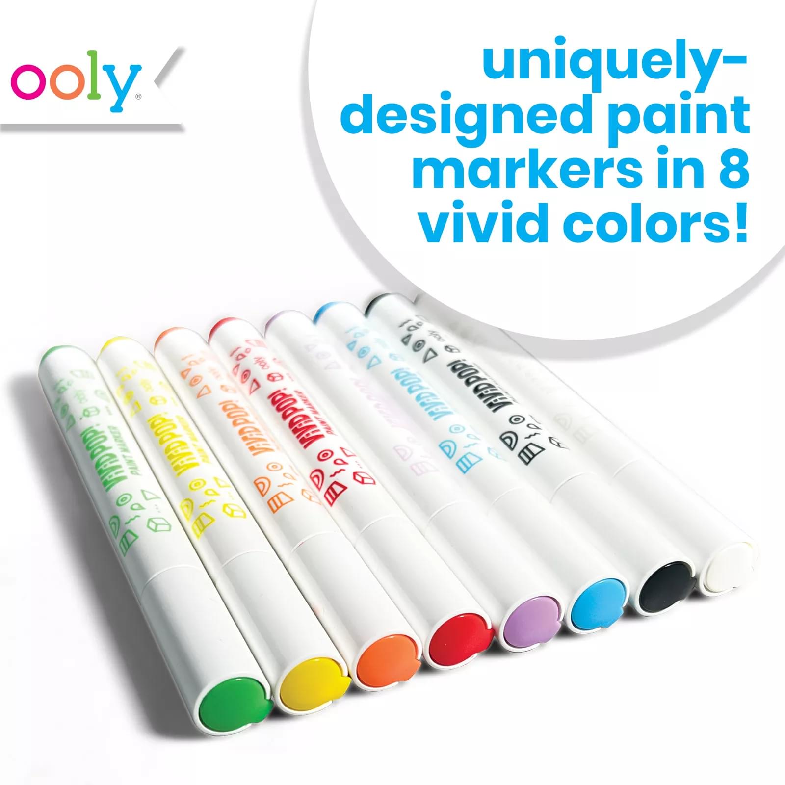 Water-based colored markers - 8 colors