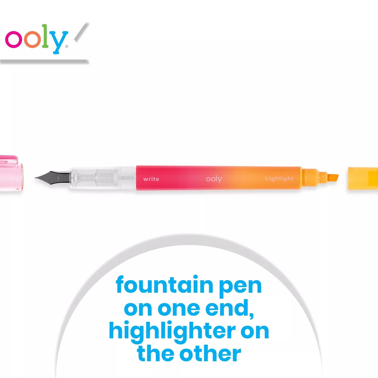 Noted! 2-in-1 Pens & Highlighters - OOLY Arts & Crafts, Maisonette in 2023