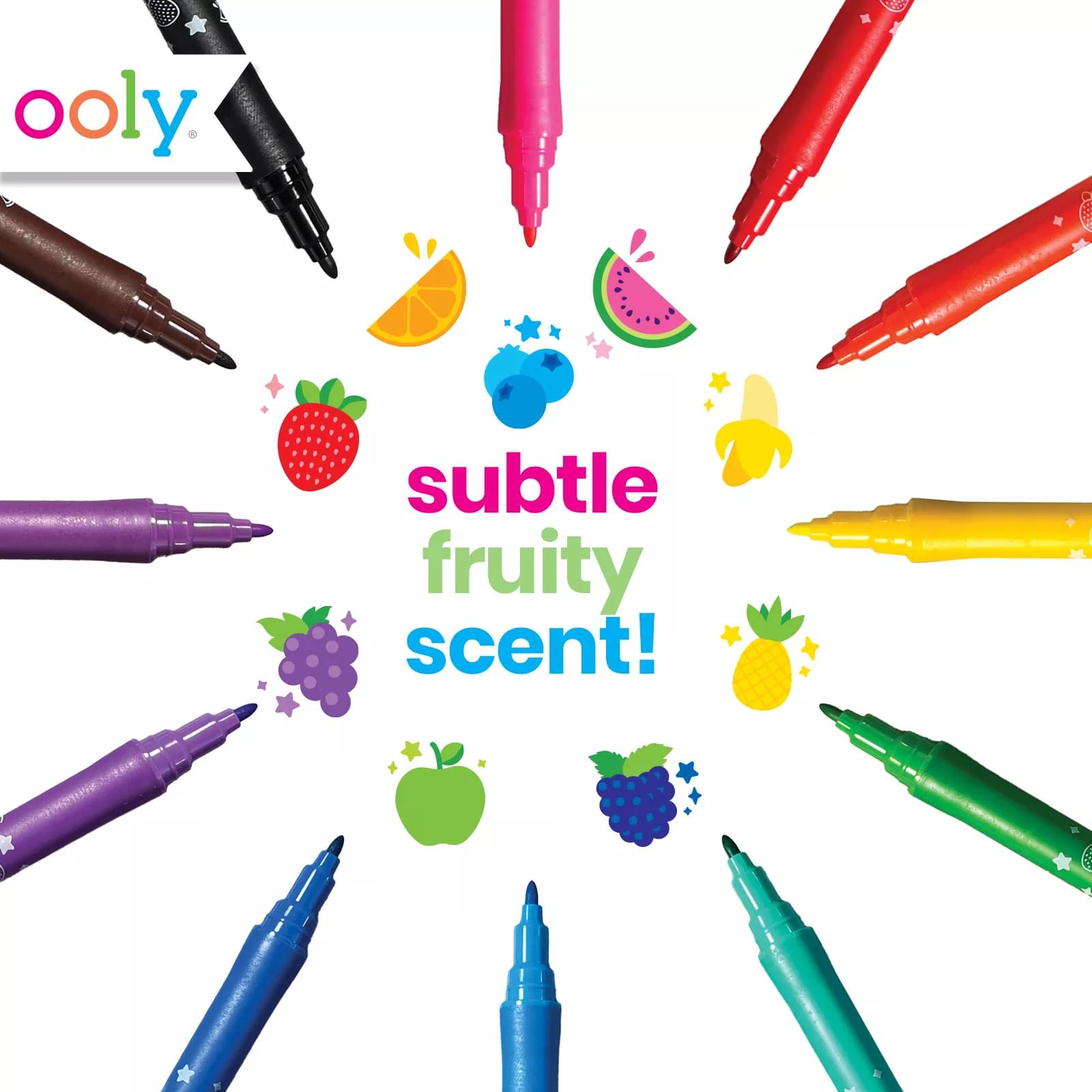 Yummy Yummy Scented Markers - Set of 12 - OOLY