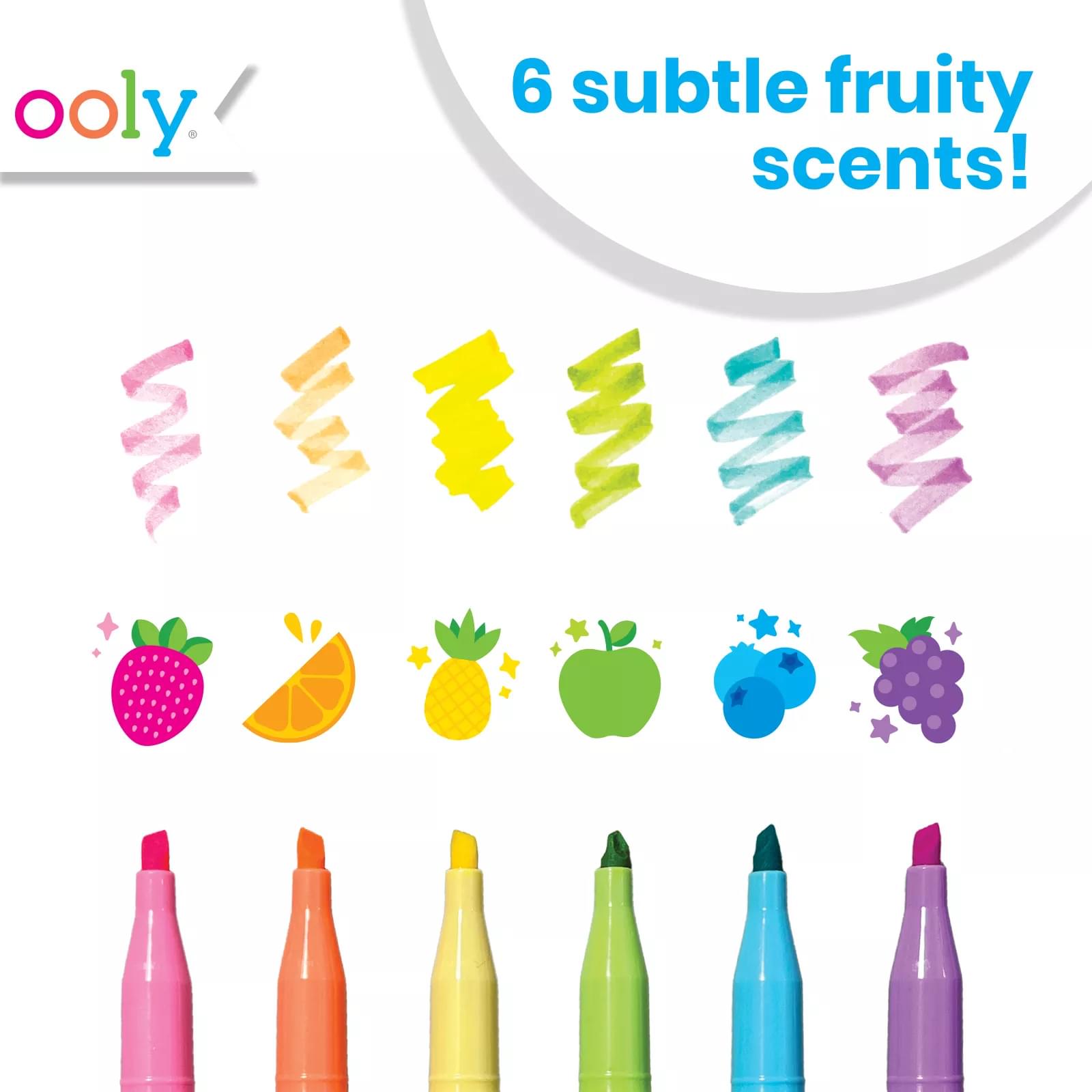 Ooly Yummy Yummy Scented Highlighters - Set of 6