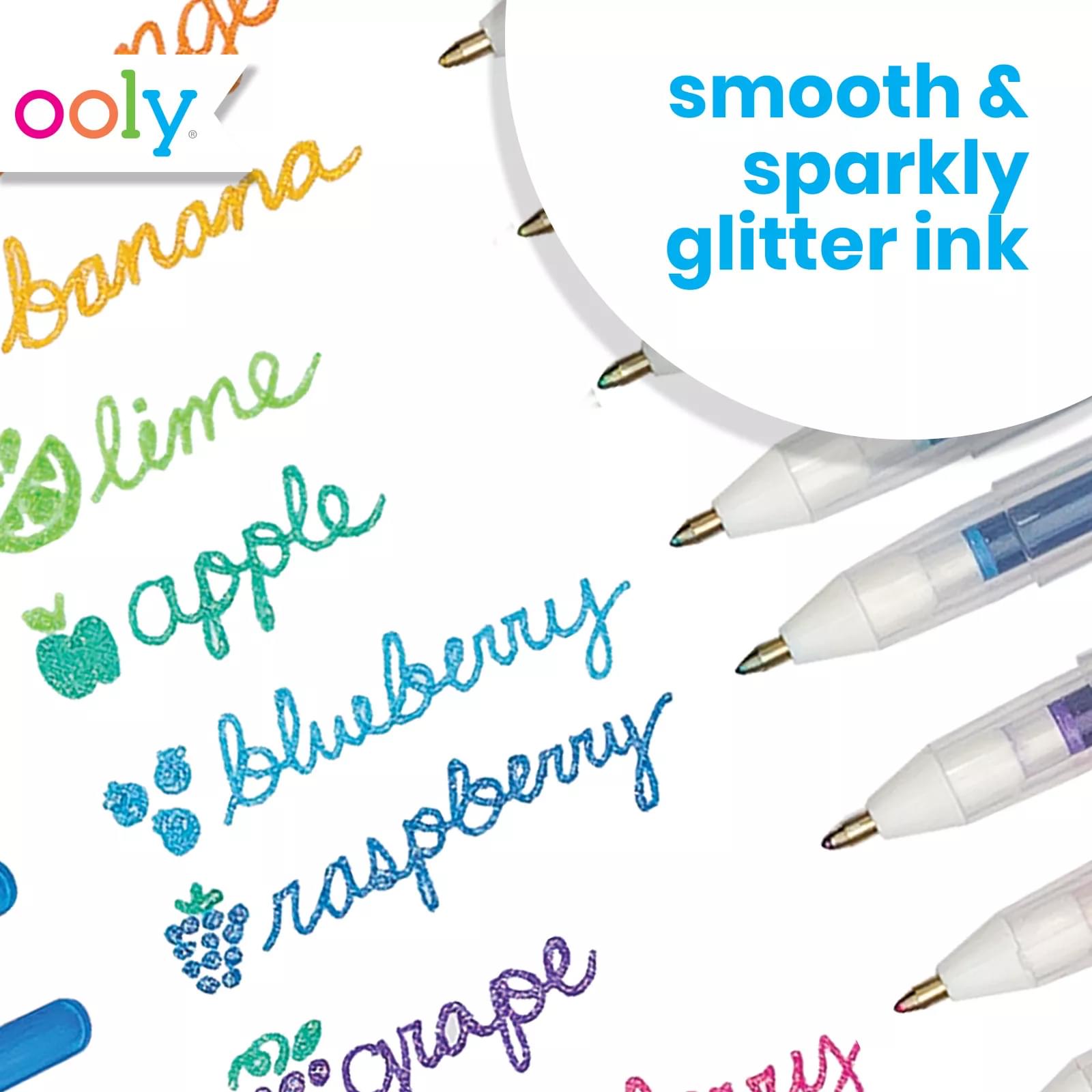 OOLY Yummy Yummy Scented Glitter Gel Pens Set of 12 For Note Taking  Scrapbooking Journaling. Colorful Art Supplies Cute School Supplies for  Kids or Teens Multicolor Drawing Pens