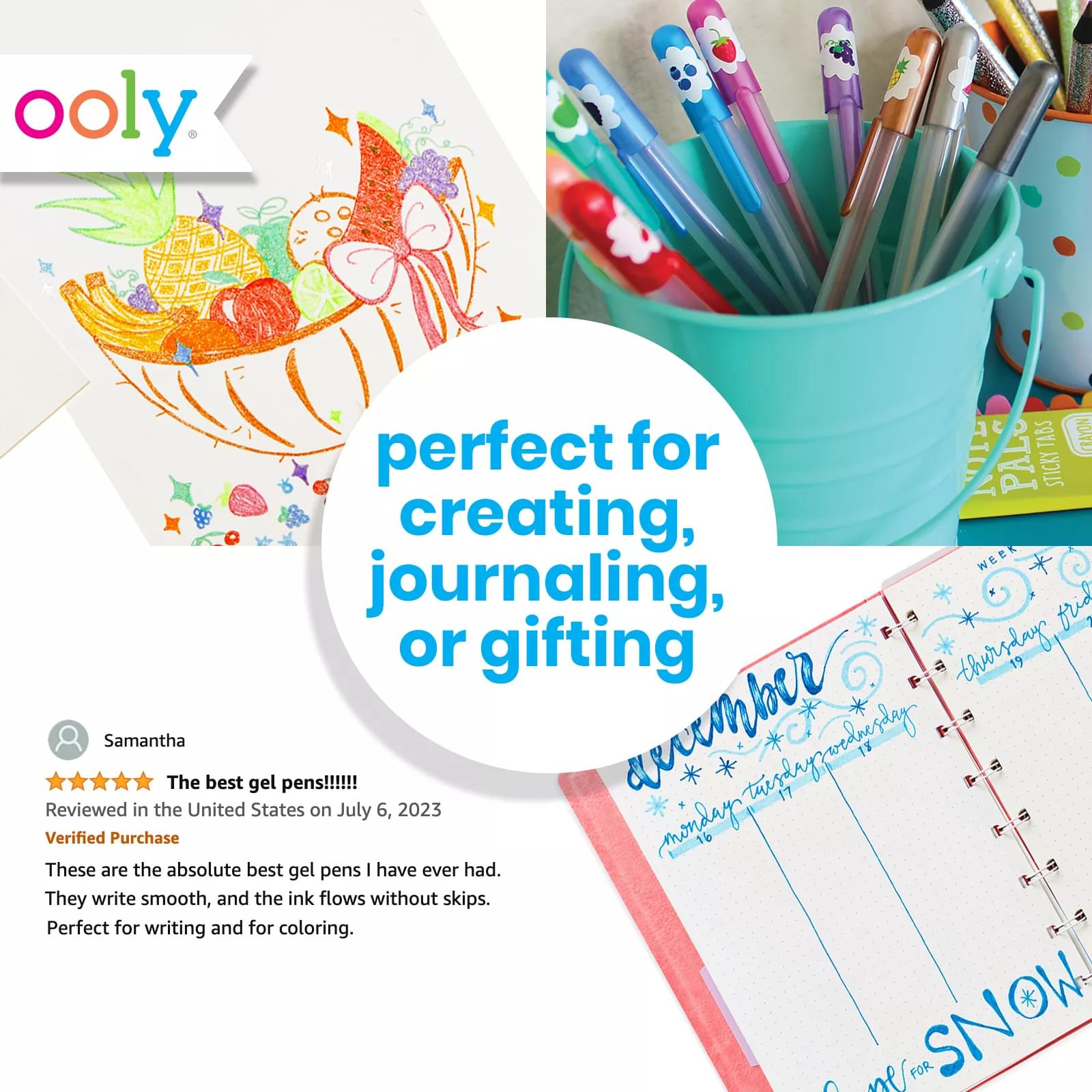 Yummy Yummy Scented Glitter Gel Pens 2.0 by OOLY – Lyla's