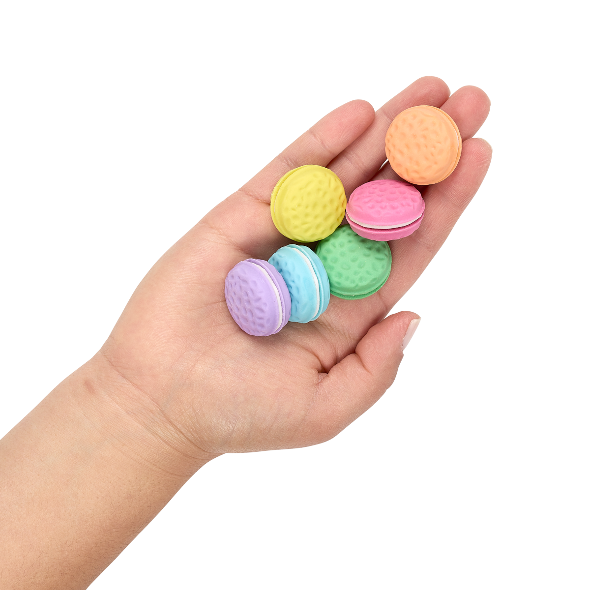 Handful of OOLY Macarons scented erasers