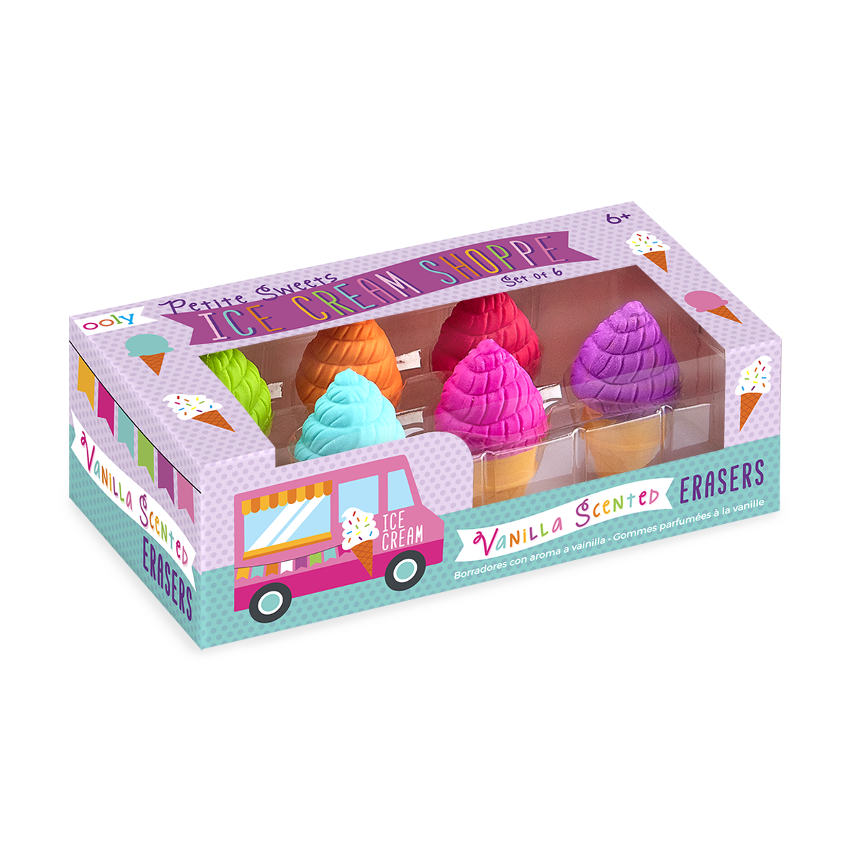 Petite Sweets Ice Cream Shoppe Scented Erasers