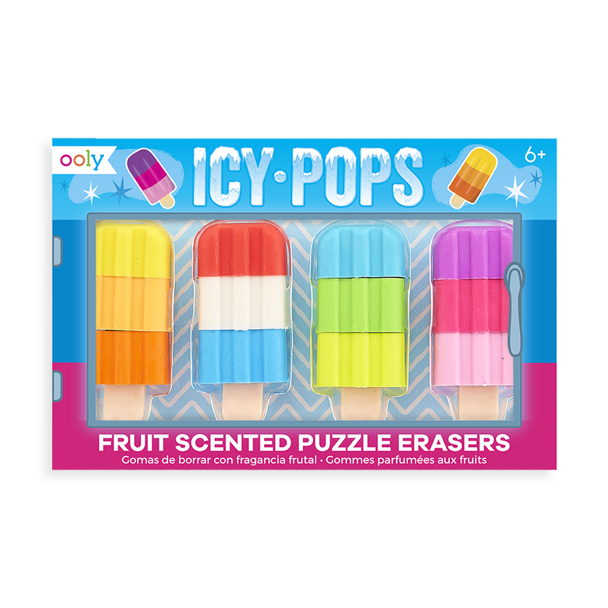 Icy Pops Scented Puzzle Erasers - OOLY Icy Pops Scented Puzzle Erasers - OOLY