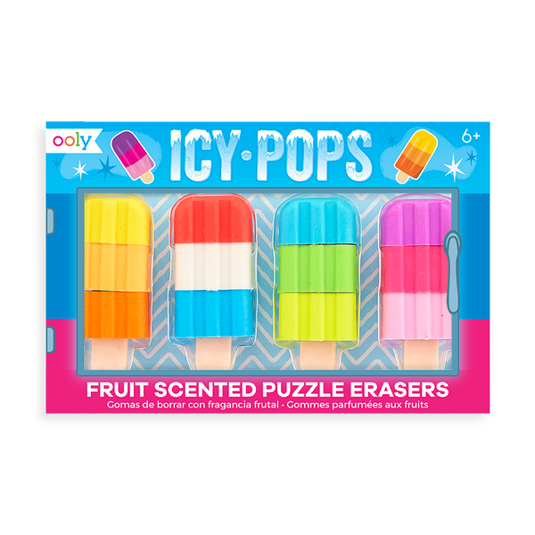 Icy Pops Scented Puzzle Erasers - OOLY