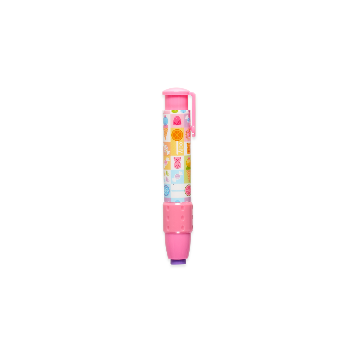 Glitter Click Top Eraser (24/unit), #4185 (B-10) –