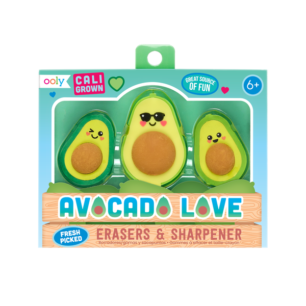 Avocado Love Eraser and Sharpener - OOLY