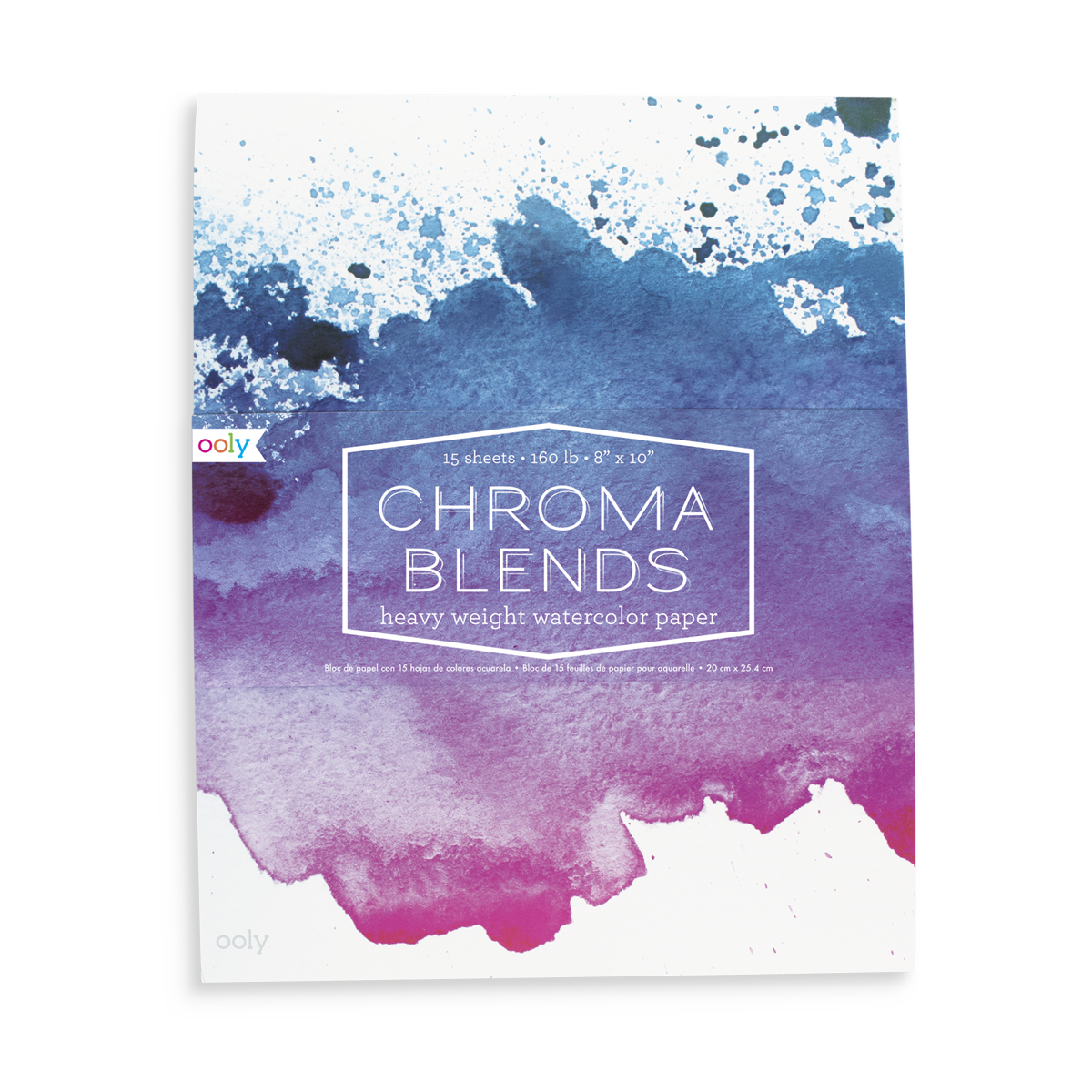 Chroma Blends Watercolor Paper with 15 sheets of quality paper